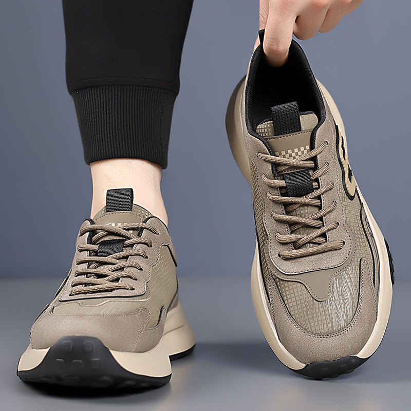 Men's Sneakers 2026 Summer New Style Men's Running Shoes Versatile Breathable Dad-Style Trendy Non-Slip Casual Shoes Wholesale