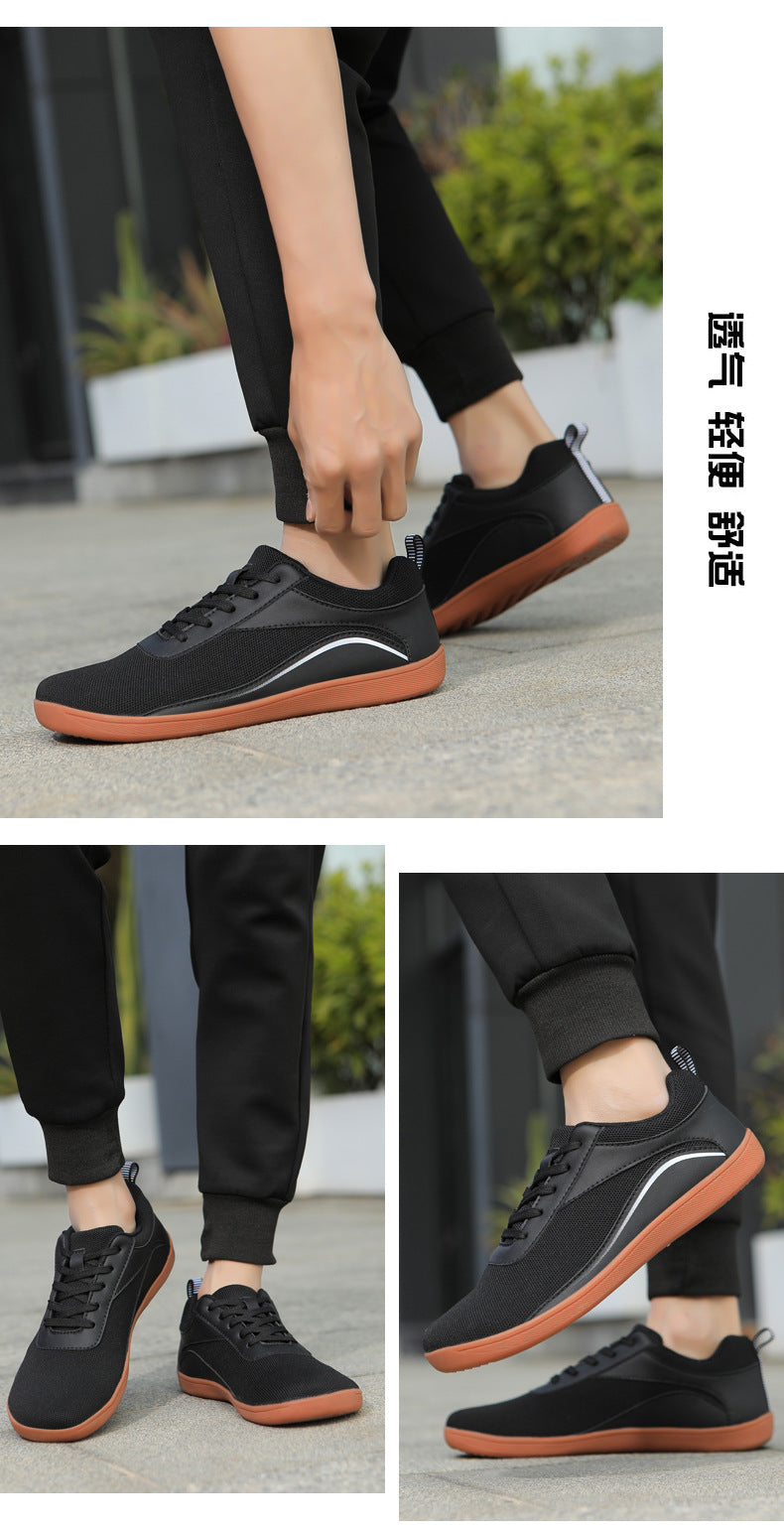 Cross-border 2024 men's barefoot shoes wide toe shoes Amazon step wide palm women's shoes four seasons casual hiking shoes
