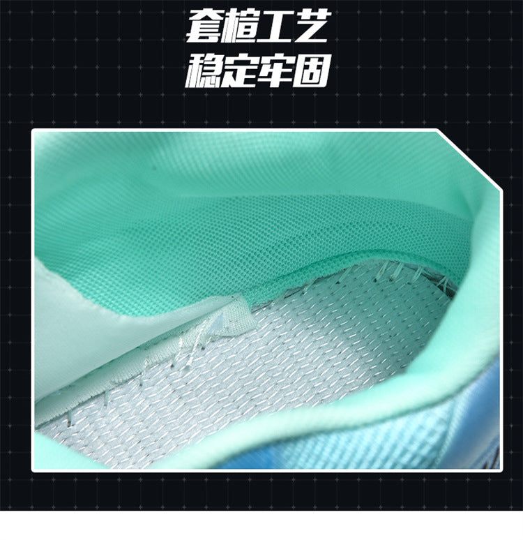 Basketball Shoes Men's and Women's Non-slip Wear-resistant Practical Training Shoes Mesh Breathable Running Sneakers for Teenagers and Students