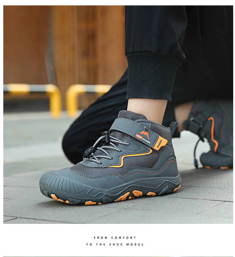 Cross-border Running Shoes Children's Shoes Amazon Outdoor sneaker Autumn and Winter Trendy Children's Anti-slip Shoes Large Children's Mountaineering Shoes