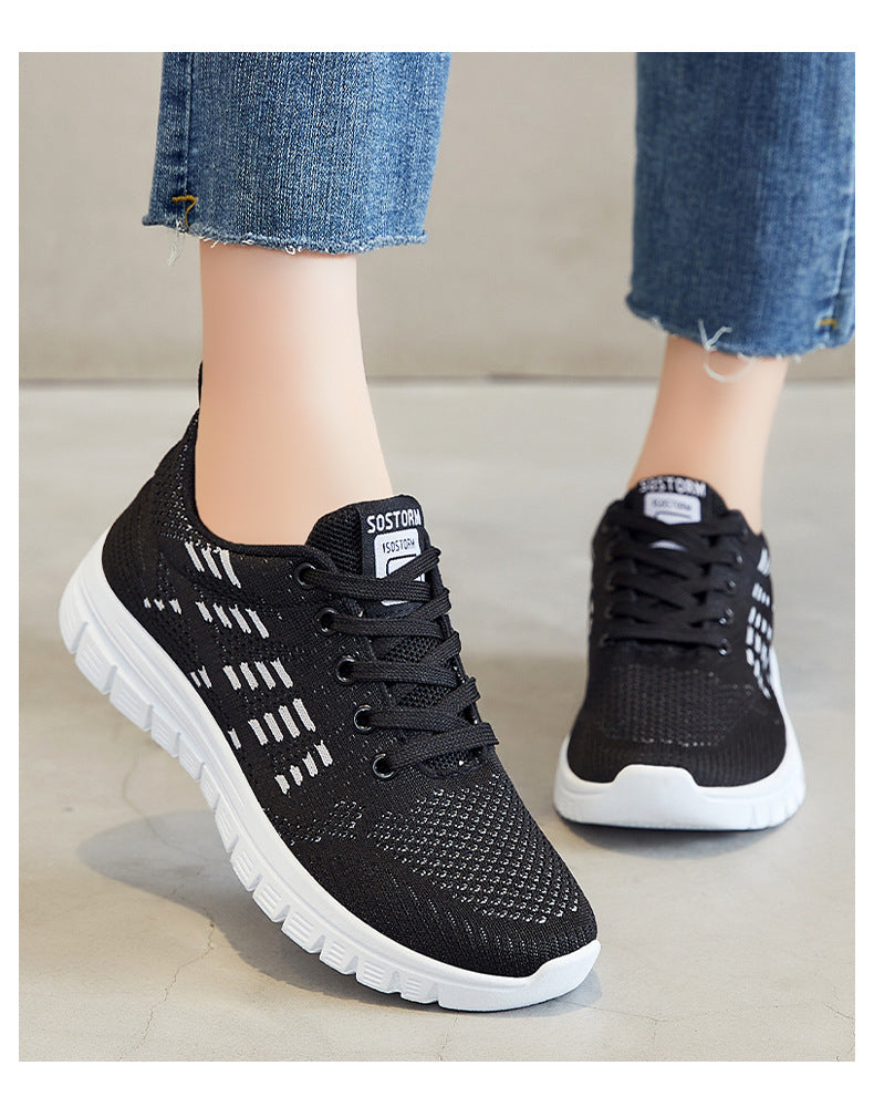 Women's Shoes 2026 Summer New Running Shoes Popular Wholesale Foreign Trade Women's Shoes Soft Sole Comfortable Cross-Border Sports Shoes for Women