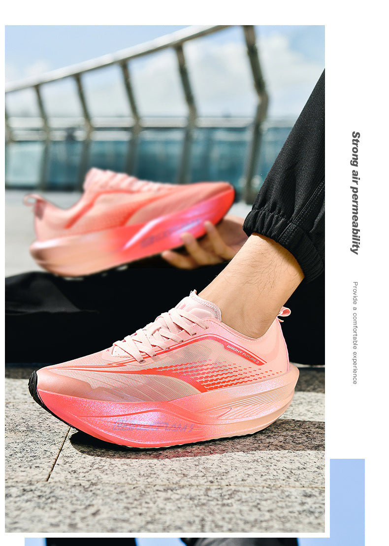 Professional Marathon Sports Training Racing Competition Cushioning Breathable Men's Sports Shoes Carbon Plate Comfortable Women's Running Shoes Autumn