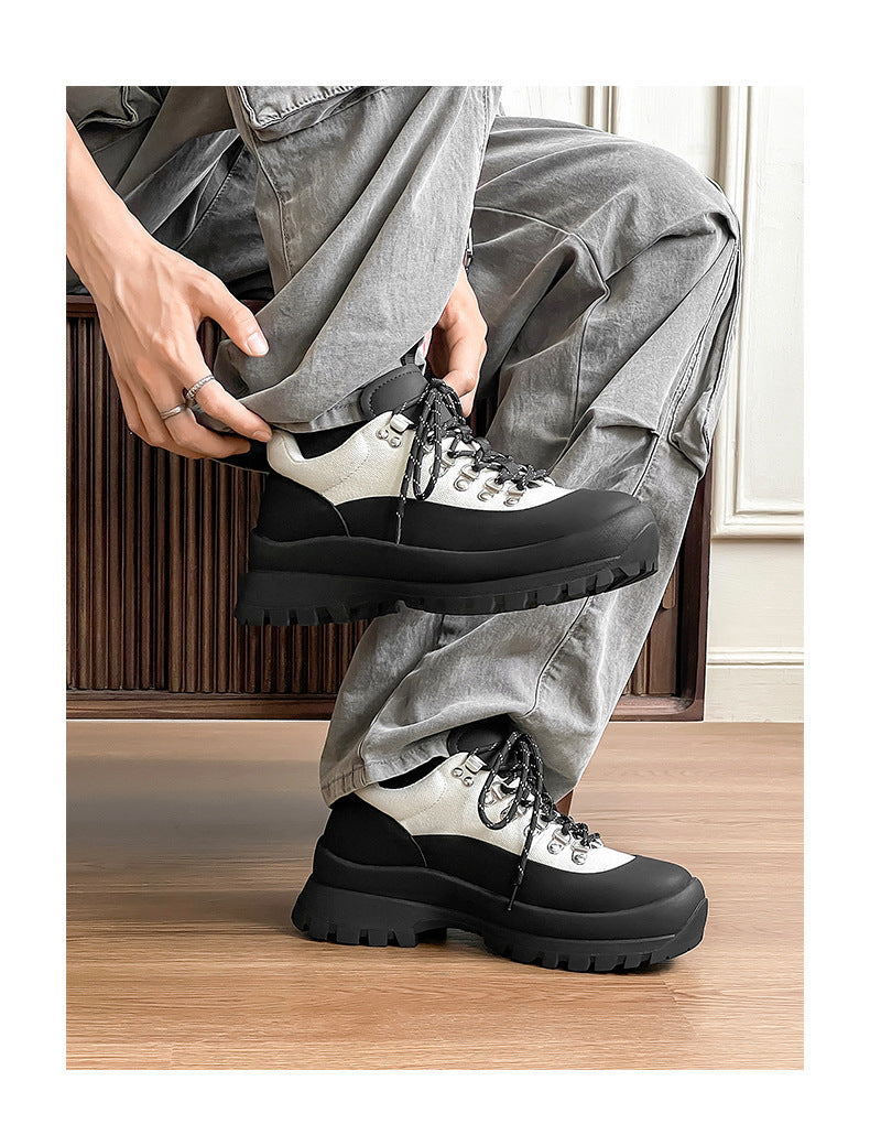 2026 New Spring Hiking Shoes for Men, Height-Increasing Versatile Breathable Sneakers, Couple's Non-Slip Outdoor Hiking Sports Shoes