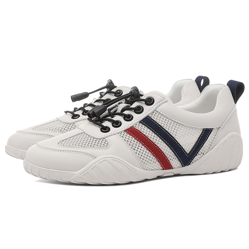 Shoes 2025 New Women's Sports Casual Shoes Ins All-match Summer Mesh Shoes Breathable Mesh Flat White Shoes Trendy