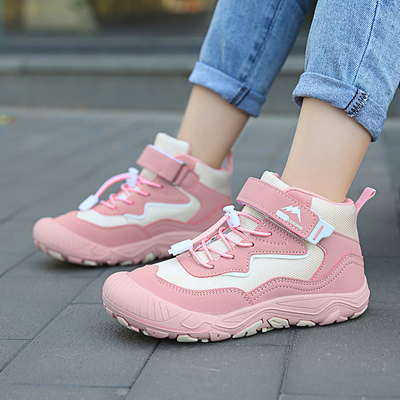 Cross-border Running Shoes Children's Shoes Amazon Outdoor sneaker Autumn and Winter Trendy Children's Anti-slip Shoes Large Children's Mountaineering Shoes