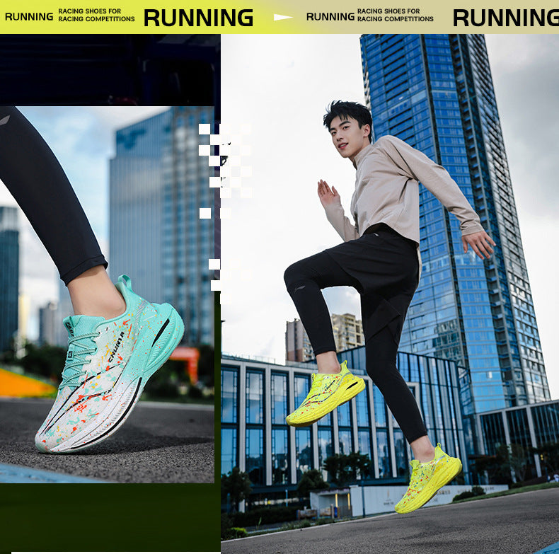 2025 Autumn New Four-Season Couple Professional Marathon Running Shoes Trendy Fashion Versatile Daily Sports Shoes for Men and Women
