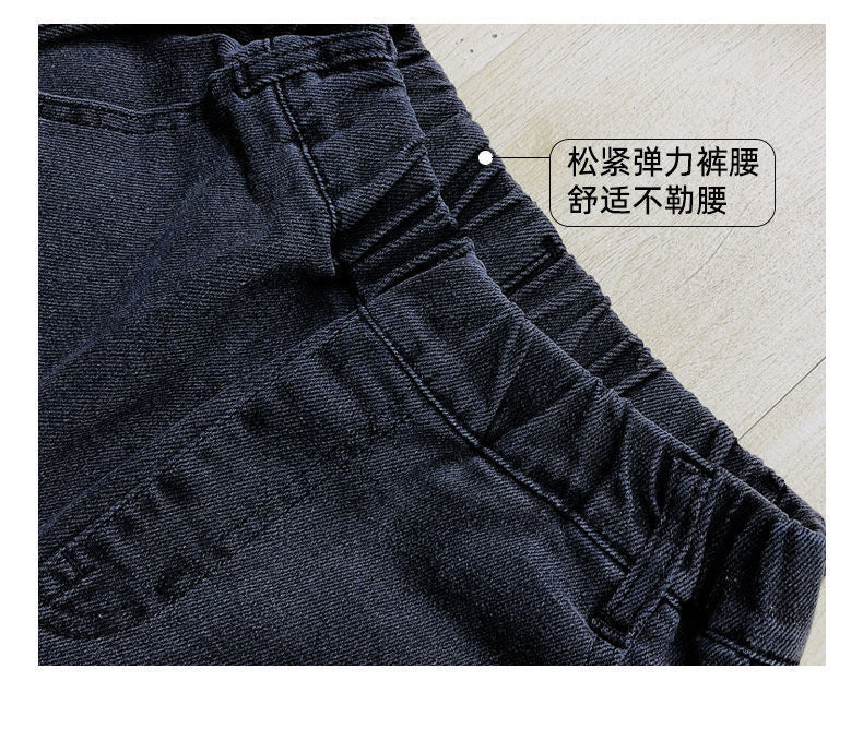 New Casual Kids Boys Clothes Jeans Pants Children Wears Denim Clothing Infant Baby Trousers Bottoms 4 5 6 7 8 9 10 11 12Years