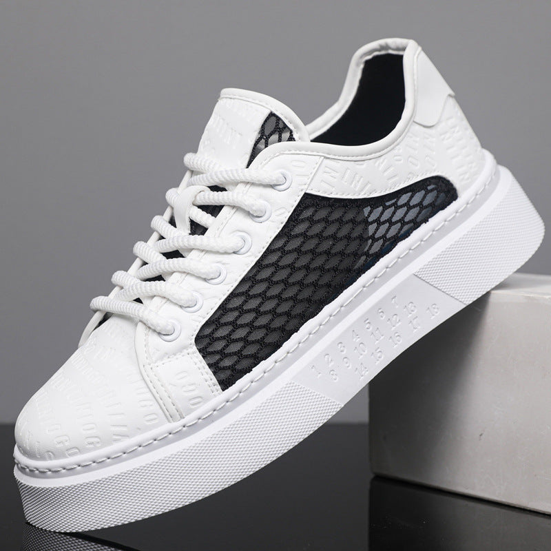 Men's Shoes 2026 Sneakers Versatile Sports Casual Shoes Youth Trendy Brand Running White Shoes Comfortable Breathable Low-Top