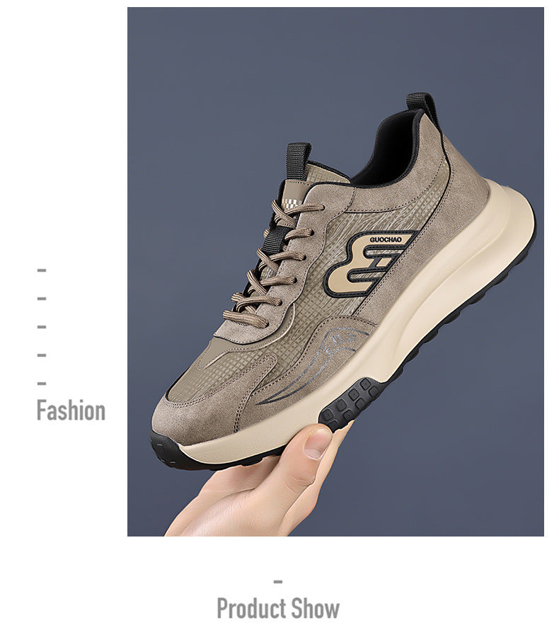 Men's Sneakers 2026 Summer New Style Men's Running Shoes Versatile Breathable Dad-Style Trendy Non-Slip Casual Shoes Wholesale
