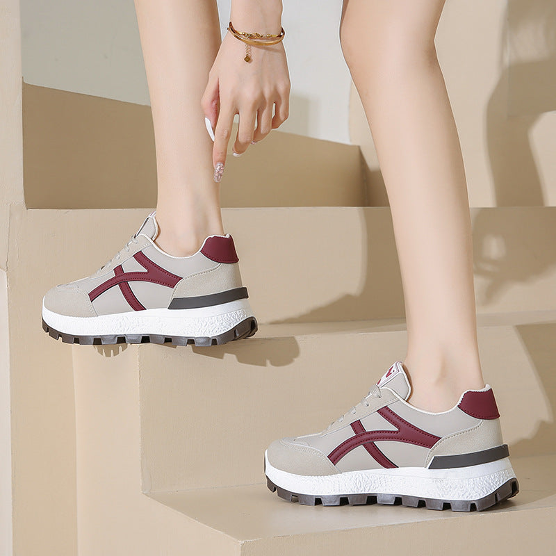Forrest Gump sneaker Women's 2025 New Summer Breathable Thin Torre Shoes Sports Running Soft Bottom White Shoes