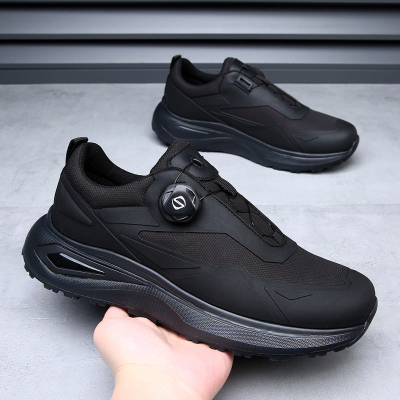 European Station 2024 Spring Fashion Sports Casual Shoes Breathable Soft Bottom Outdoor Running Rotary Button Walking Shoes
