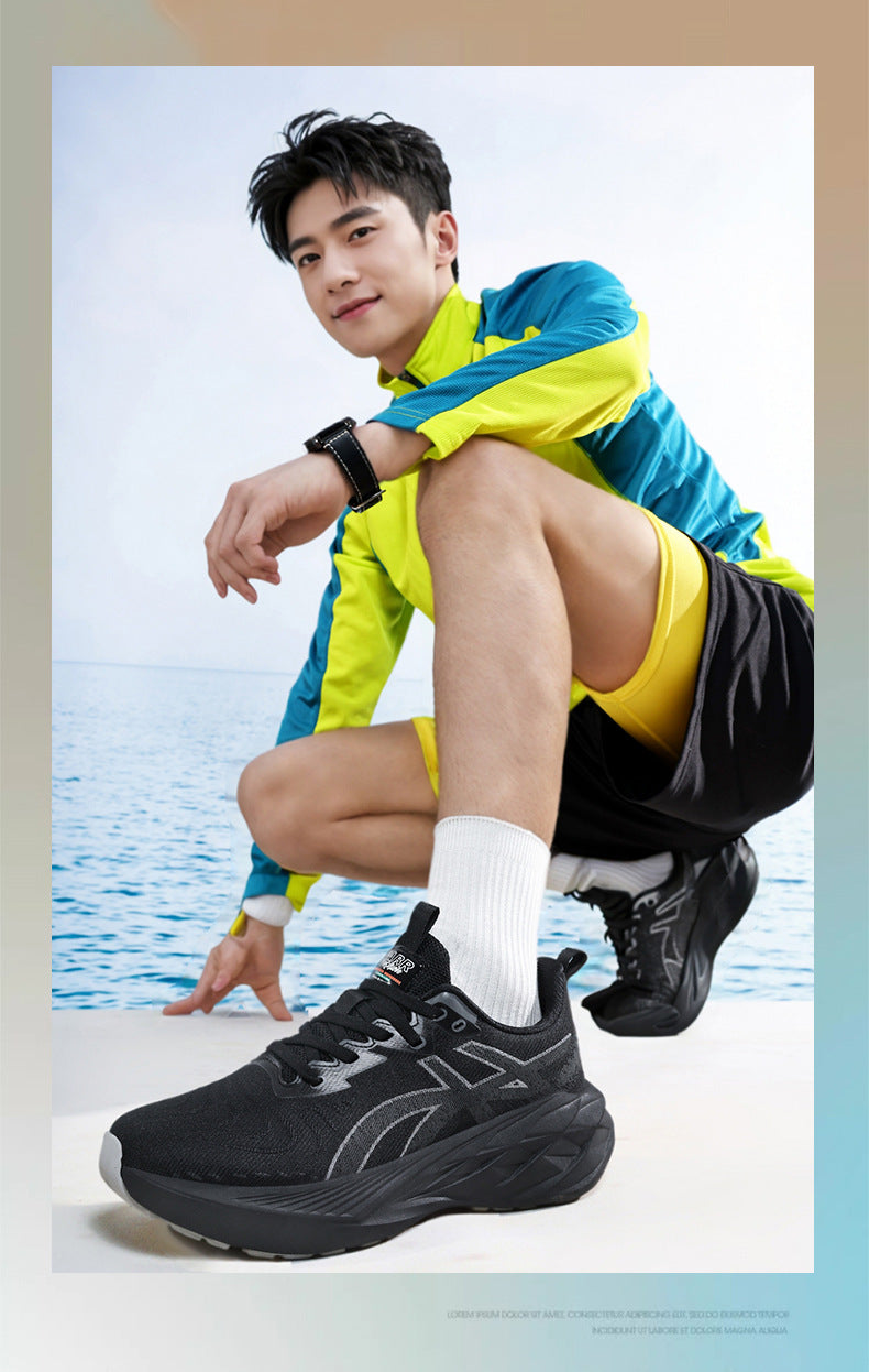 Cross-Border Trendy Shoes New Casual Daily Walking Running Sports Shoes Running Shoes Trendy Men's 2025 Spring and Autumn Men's Shoes Versatile