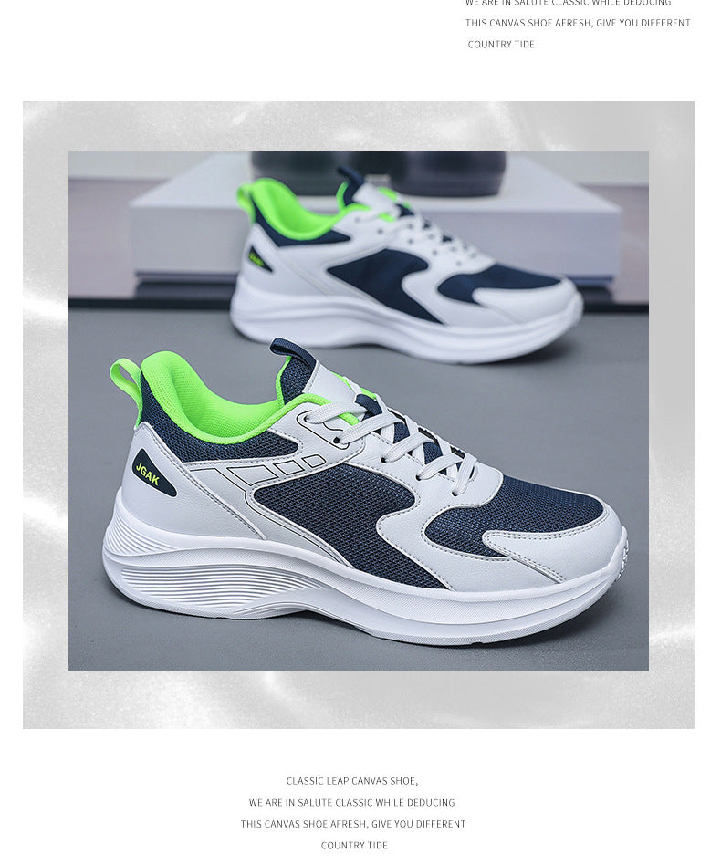 2026 New Men's Shoes, Popular Casual Trendy Shoes, Premium Materials, Soft Mesh Surface, Large Size Cross-Border Running Shoes