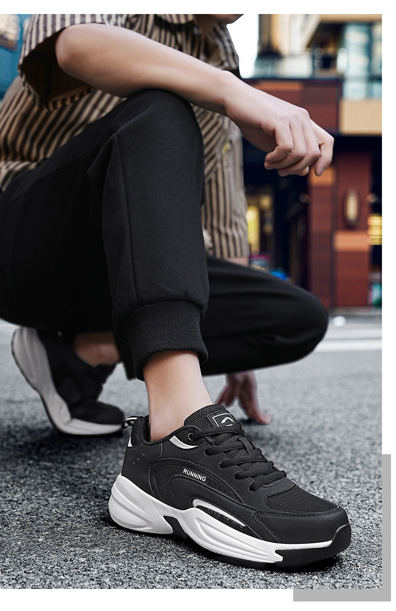 Extra Large Size Running Shoes Men's Sports Casual Shoes Autumn and Winter New Youth Lightweight Breathable Student Outdoor Trendy Shoes