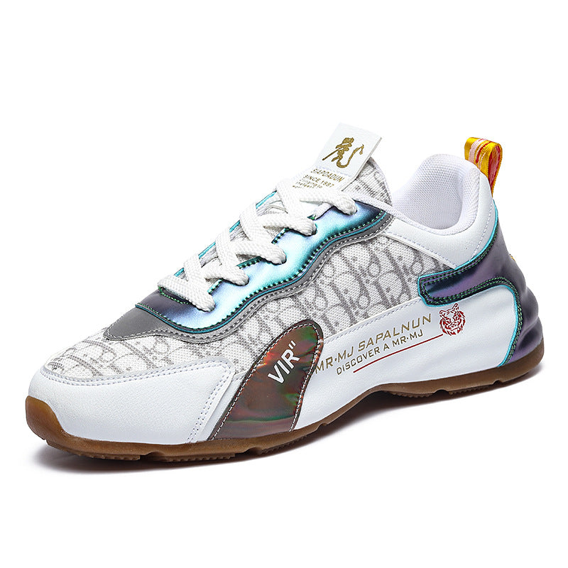 National Fashion Entry Luxury 2025 Summer Cross-border Casual Running Shoes Thick Sole Mesh Breathable Outdoor Torre sneaker