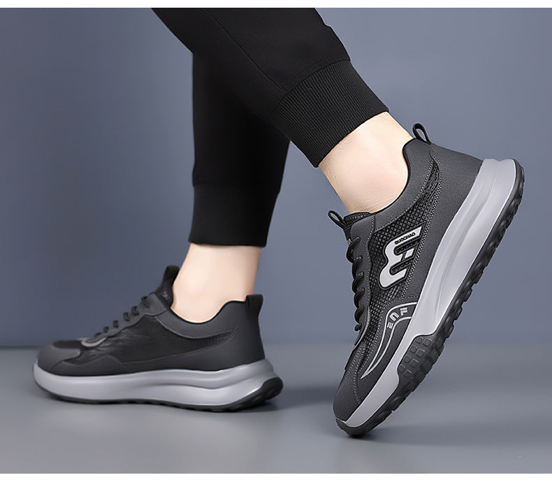Men's Sneakers 2026 Summer New Style Men's Running Shoes Versatile Breathable Dad-Style Trendy Non-Slip Casual Shoes Wholesale