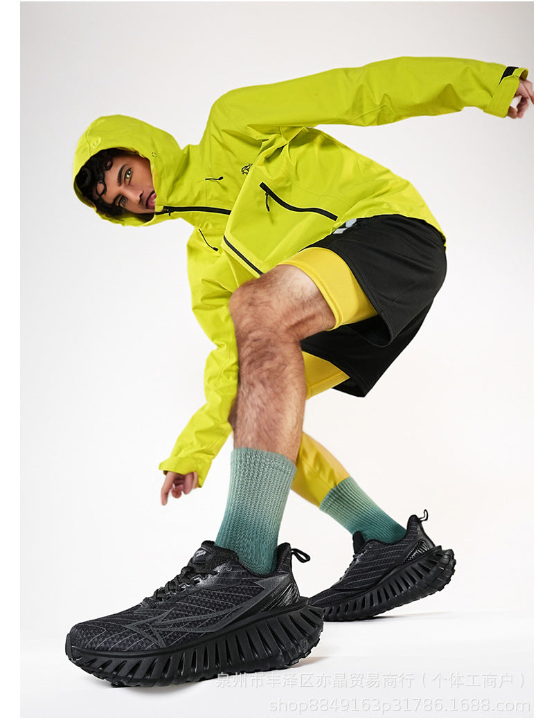 Running Shoes Men's Shoes 2025 New Breathable Mesh Sports Carbon Plate Running Shoes Increased Wear-Resistant Versatile Casual Shoes