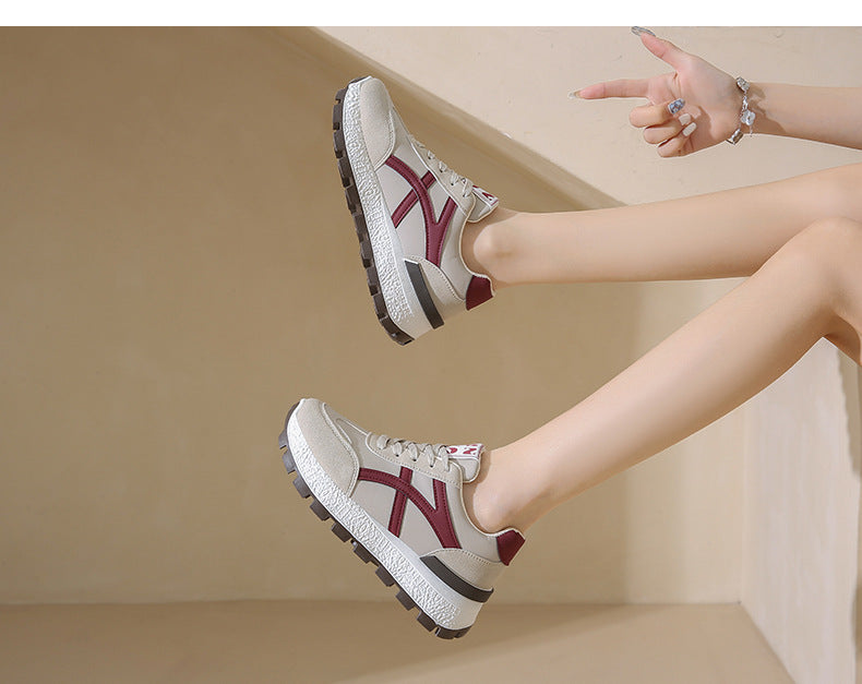 Forrest Gump sneaker Women's 2025 New Summer Breathable Thin Torre Shoes Sports Running Soft Bottom White Shoes