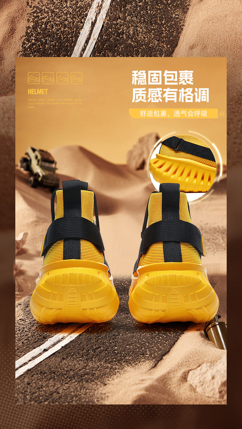 Men's Shoes, Four-Season Sports Shoes, Men's Breathable New Ultra-Light Soft-Soled Mesh Student Shock-Absorbing Casual Sneakers, Running Shoes for Men