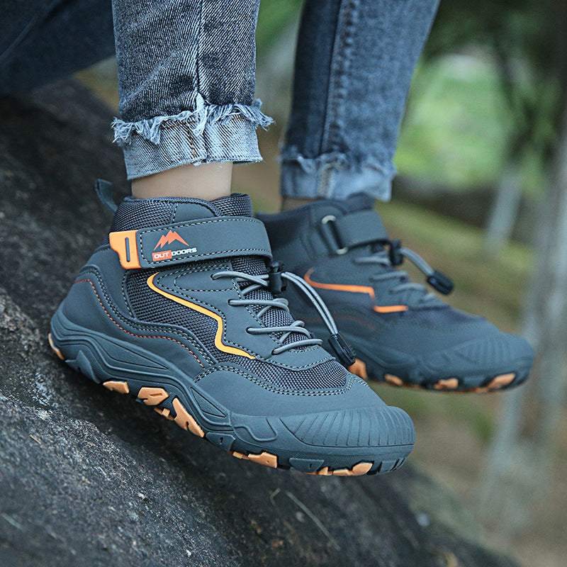 Cross-border Running Shoes Children's Shoes Amazon Outdoor sneaker Autumn and Winter Trendy Children's Anti-slip Shoes Large Children's Mountaineering Shoes