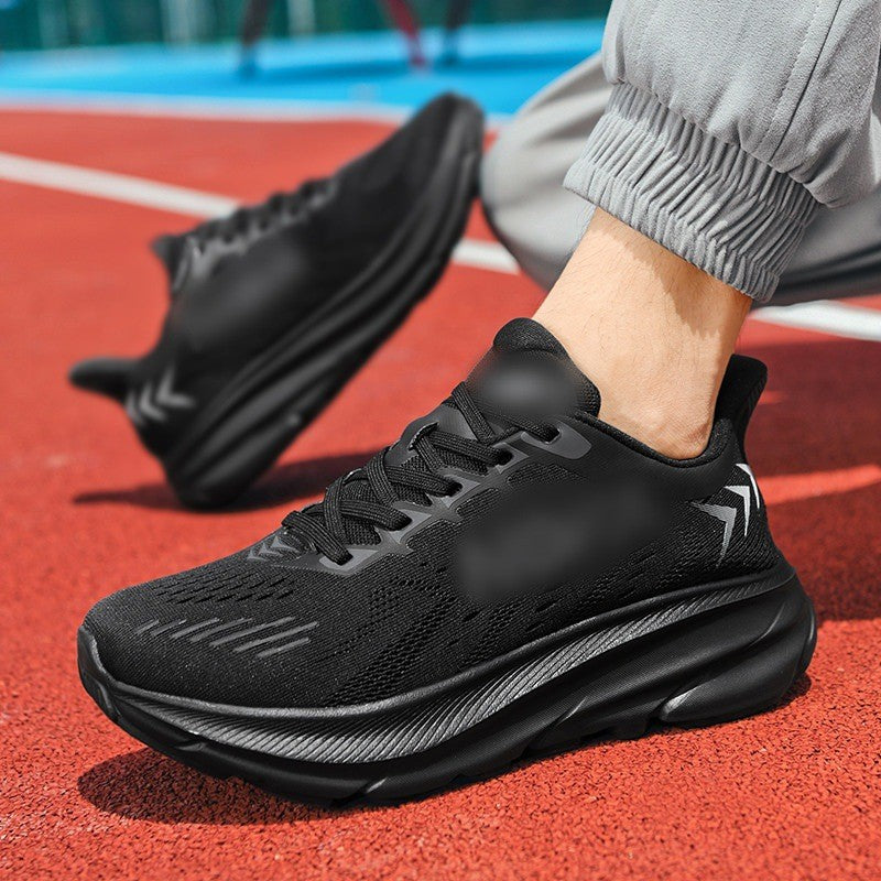 2025 New Spring and Autumn Simple Men's Easiest for Match Lightweight Casual Plaid Running Shoes Fashionable and Trendy Sports Shoes