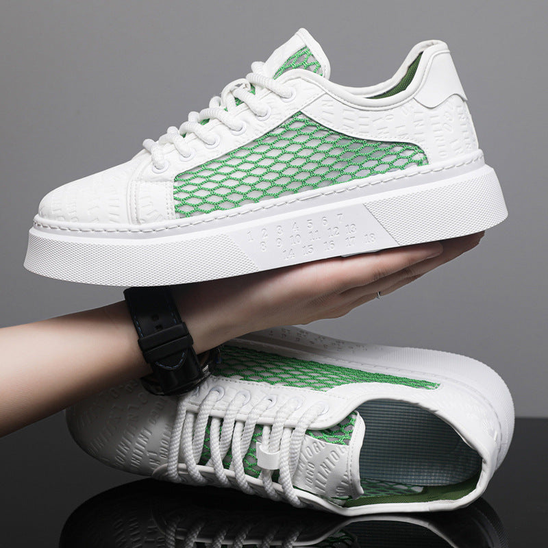 Men's Shoes 2026 Sneakers Versatile Sports Casual Shoes Youth Trendy Brand Running White Shoes Comfortable Breathable Low-Top