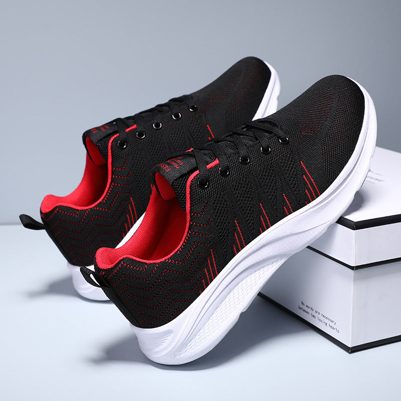 Men's Running Shoes 2025 New Cross-Border Outdoor Breathable Mesh Casual Shoes Men's Fashionable Trendy Sports Shoes