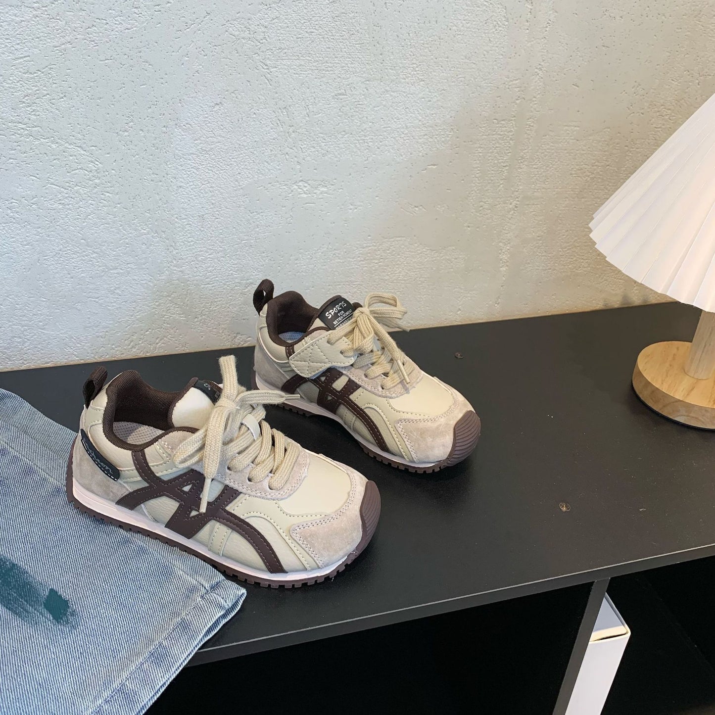 Children's Sports Shoes 2025 Autum New Boys' Low-Cut Non-Slip Forrest Gump Shoes Girls' Fashionable and Versatile Student Running Shoes