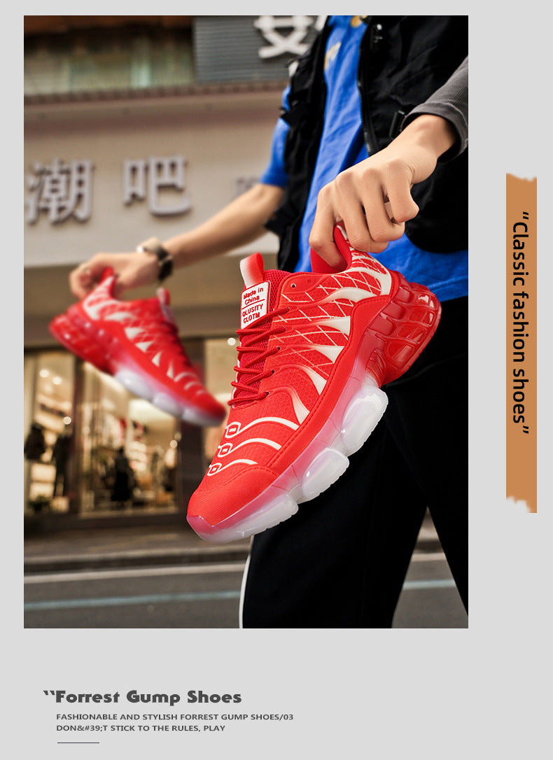 Running Shoes Men's Low-Cut Shock-Absorbing Wear-Resistant Breathable Casual Sports Shoes Outdoor Jogging Shoes Spring and Summer New Men's Shoes