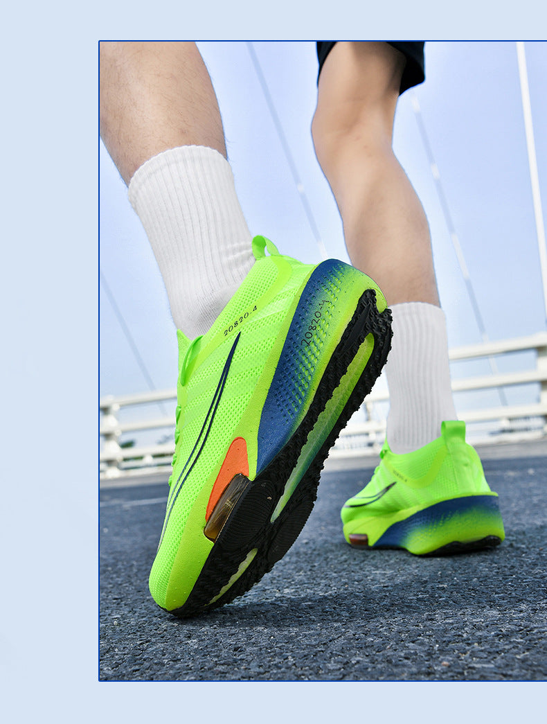 Broken 2 Carbon Plate Running Shoes for Men and Women, Professional Marathon Mesh Breathable Sports Shoes, Pegasus Air Cushion Shock-Absorbing Running Shoes