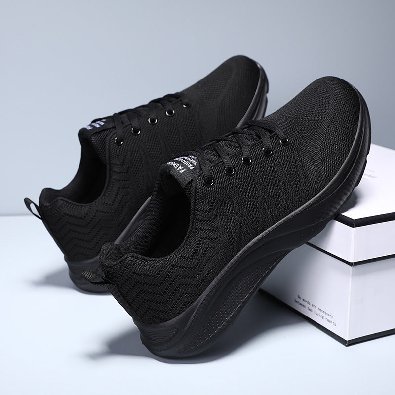 Men's Running Shoes 2025 New Cross-Border Outdoor Breathable Mesh Casual Shoes Men's Fashionable Trendy Sports Shoes