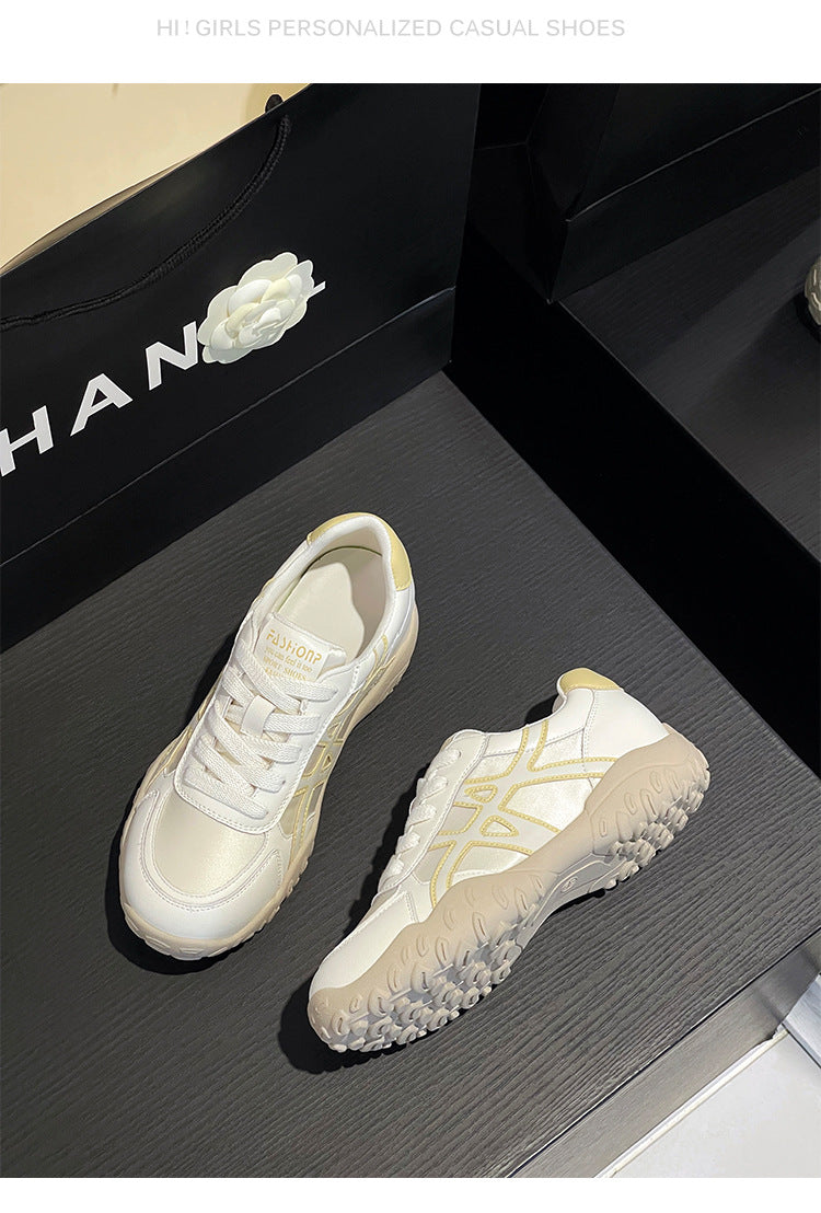 Women's Hiking Shoes Outdoor Sports Shoes Women's 2026 New Spring Hot-Selling Height-Increasing German Training Shoes Women's Forrest Gump Shoes