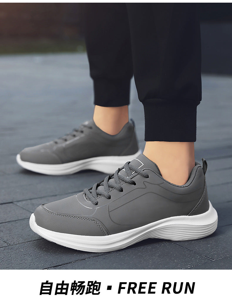 2023 Spring and Autumn New Men's Shoes Vintage Running Shoes Low-top Leather Forrest Gump Shoes Fashion Casual Youth Sports Men's Shoes