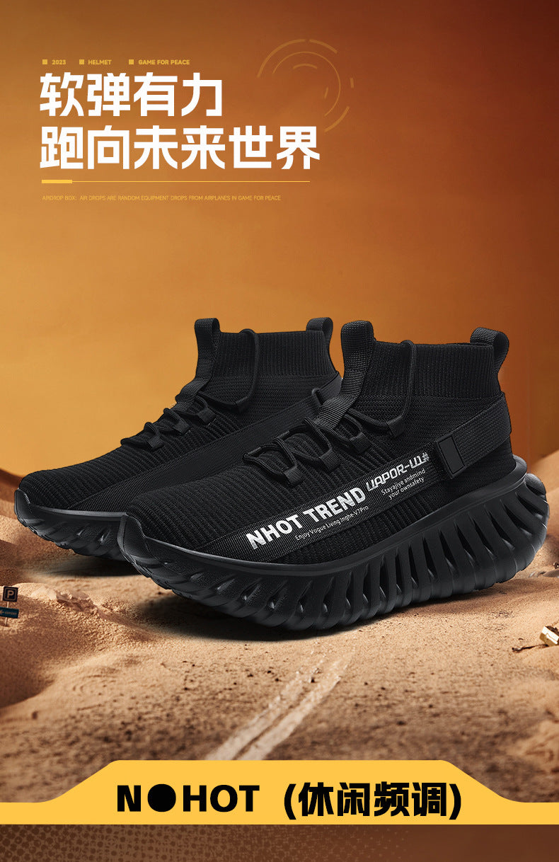 Men's Shoes, Four-Season Sports Shoes, Men's Breathable New Ultra-Light Soft-Soled Mesh Student Shock-Absorbing Casual Sneakers, Running Shoes for Men