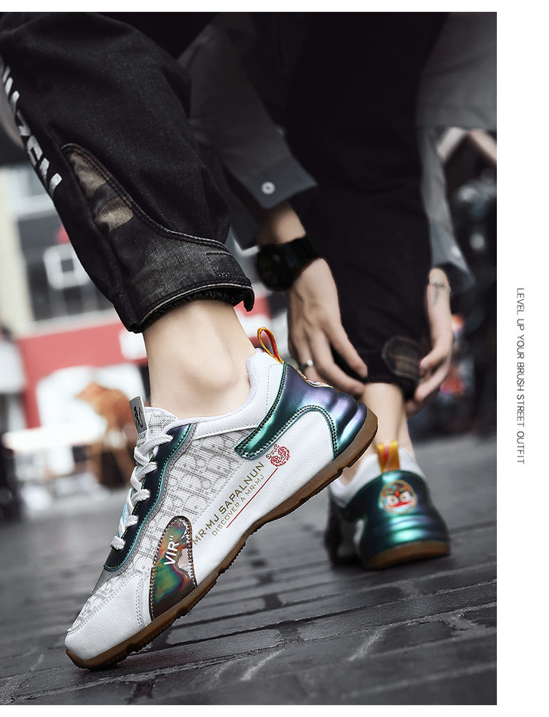 National Fashion Entry Luxury 2025 Summer Cross-border Casual Running Shoes Thick Sole Mesh Breathable Outdoor Torre sneaker