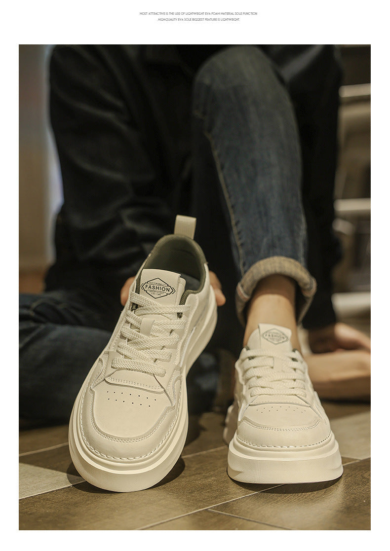 Popular Men's Shoes 2025 New Spring Casual All-match Men's Running Height Increasing Sports Wear-resistant Non-slip Trendy Shoes for Torre