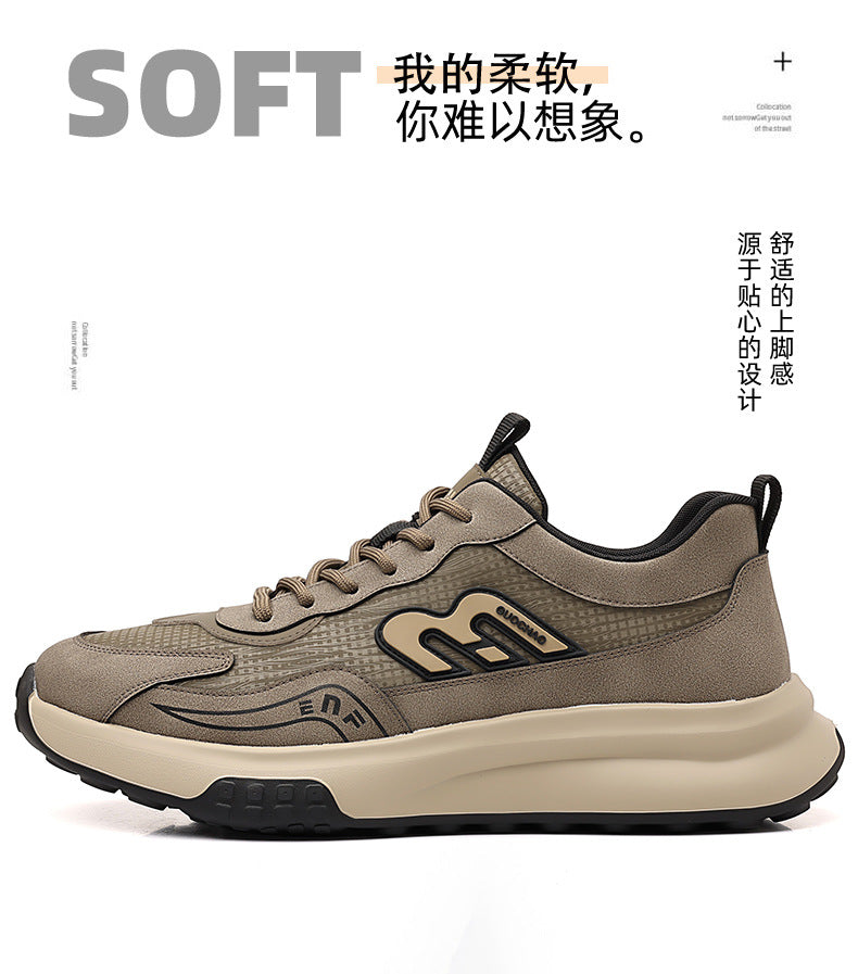 Men's Sneakers 2026 Summer New Style Men's Running Shoes Versatile Breathable Dad-Style Trendy Non-Slip Casual Shoes Wholesale