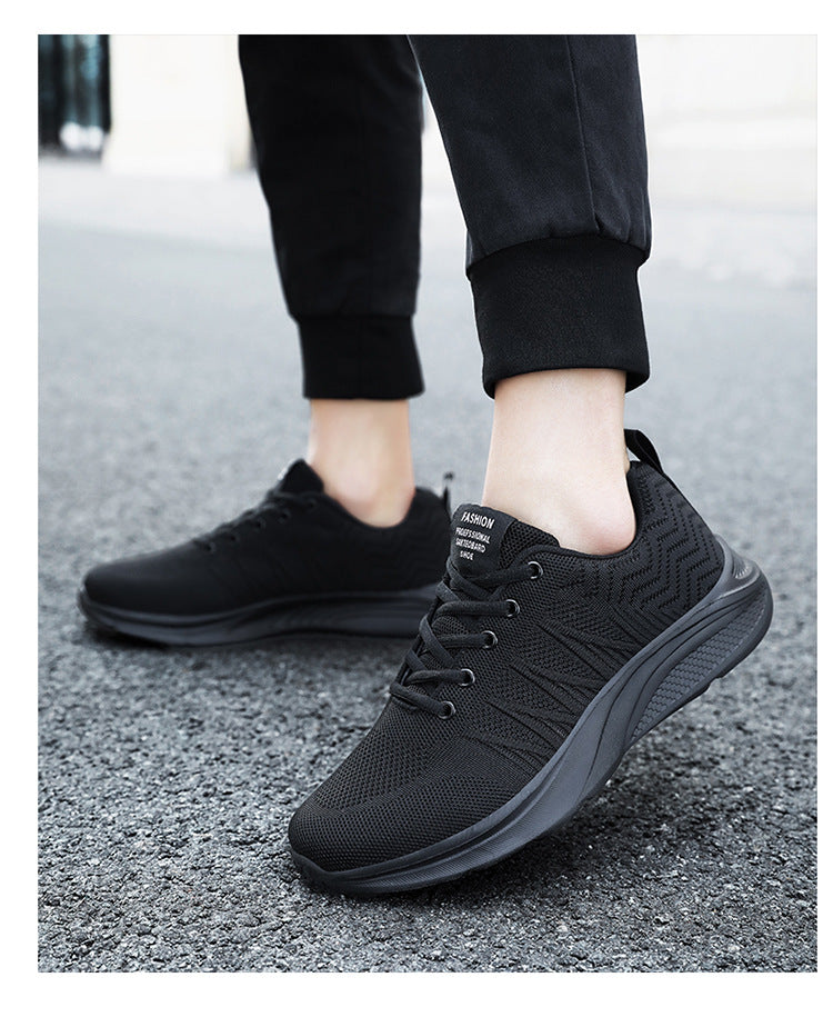 Men's Running Shoes 2025 New Cross-Border Outdoor Breathable Mesh Casual Shoes Men's Fashionable Trendy Sports Shoes