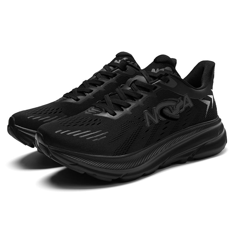2025 New Spring and Autumn Simple Men's Easiest for Match Lightweight Casual Plaid Running Shoes Fashionable and Trendy Sports Shoes