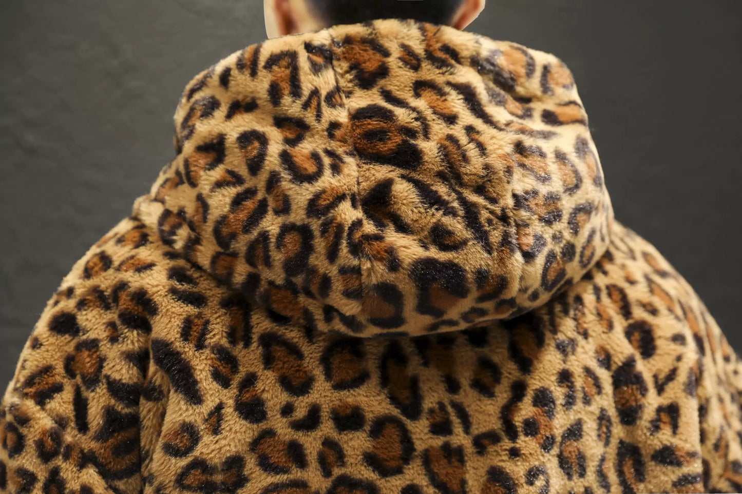 2025 Fall/winter Leopard Print Jacket Loose and Comfortable Cotton-padded Jacket Fashion Men's and Women's Autumn Warm Jacket