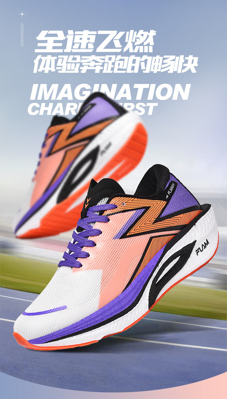 Casual Couple Fashion Cushioning Running Shoes Sports Trendy Shoes Women's Comfortable Versatile Daily Jogging Shoes Men's Breathable All Seasons
