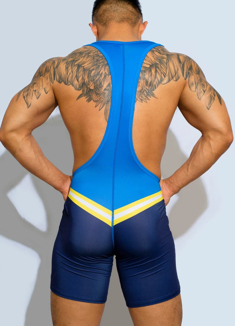 Underwear Sport Wrestling Corset Bodysuit Men Shape Wear Elasticity Man Party Suit
