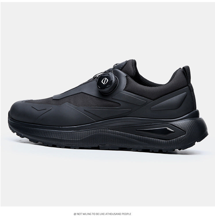 European Station 2024 Spring Fashion Sports Casual Shoes Breathable Soft Bottom Outdoor Running Rotary Button Walking Shoes
