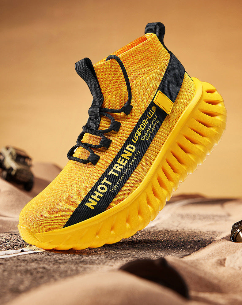 Men's Shoes, Four-Season Sports Shoes, Men's Breathable New Ultra-Light Soft-Soled Mesh Student Shock-Absorbing Casual Sneakers, Running Shoes for Men