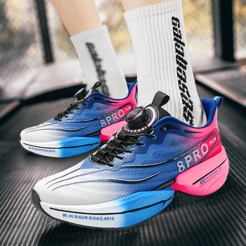 2025 Breathable Casual Running Shoes Ice Silk Surface High-End Parent-Child Cushioning Sports Shoes Wholesale Hot New Style