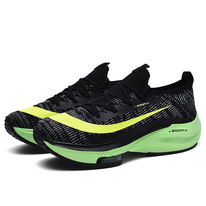 New Running Trendy Shoes Men's Air Cushion Shock Absorption 2025 Spring Lightweight Student Sports 46 Large Size Men's Shoes Casual and Breathable