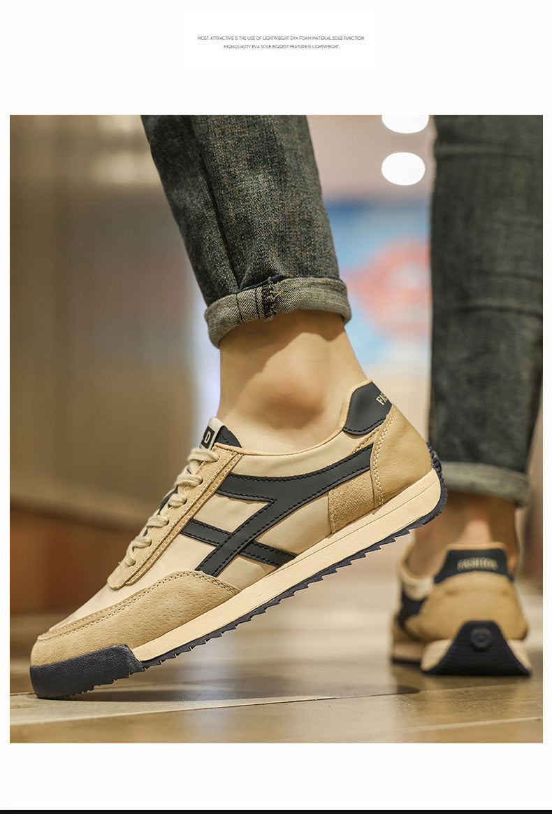 2024 Winter Men's Korean Style Fashion Casual Running Shoes Versatile Breathable Sneakers Sports Men's Shoes Comfortable and Casual