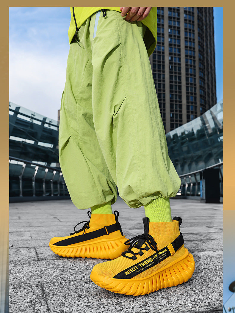 Men's Shoes, Four-Season Sports Shoes, Men's Breathable New Ultra-Light Soft-Soled Mesh Student Shock-Absorbing Casual Sneakers, Running Shoes for Men