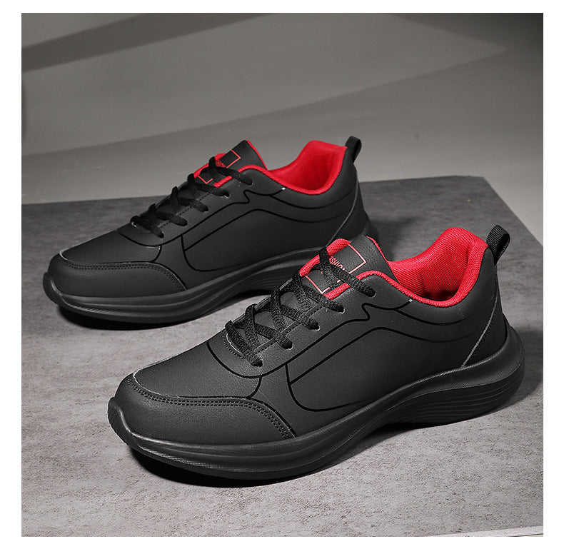 2023 Spring and Autumn New Men's Shoes Vintage Running Shoes Low-top Leather Forrest Gump Shoes Fashion Casual Youth Sports Men's Shoes