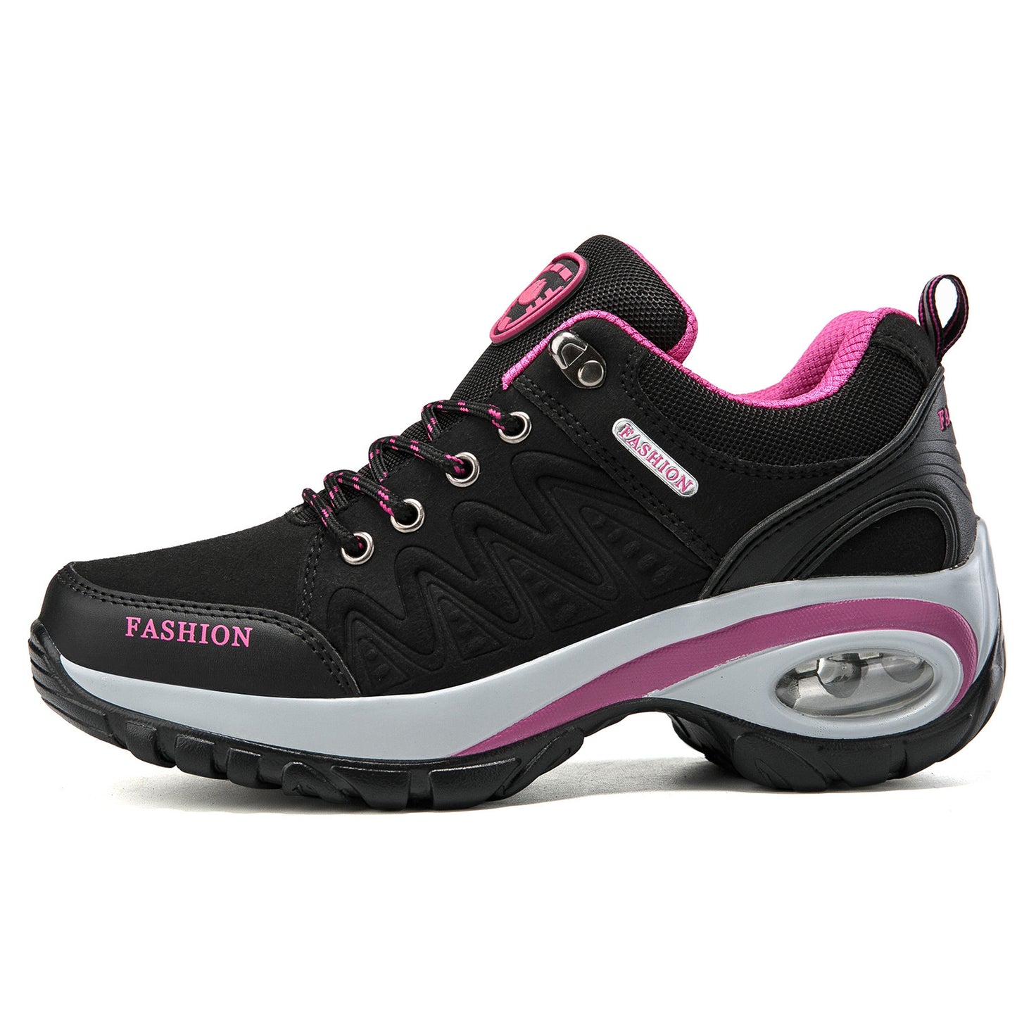 Heightened Air Cushion Women's Shoes Hiking Shoes Outdoor Shoes Casual Non-slip Breathable sneaker 41 Breathable plus size 42